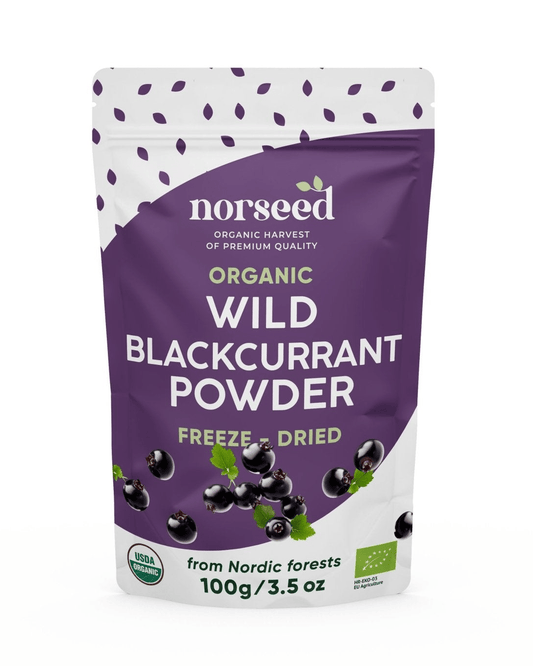 Freeze-Dried Organic Wild Blackcurrant Powder