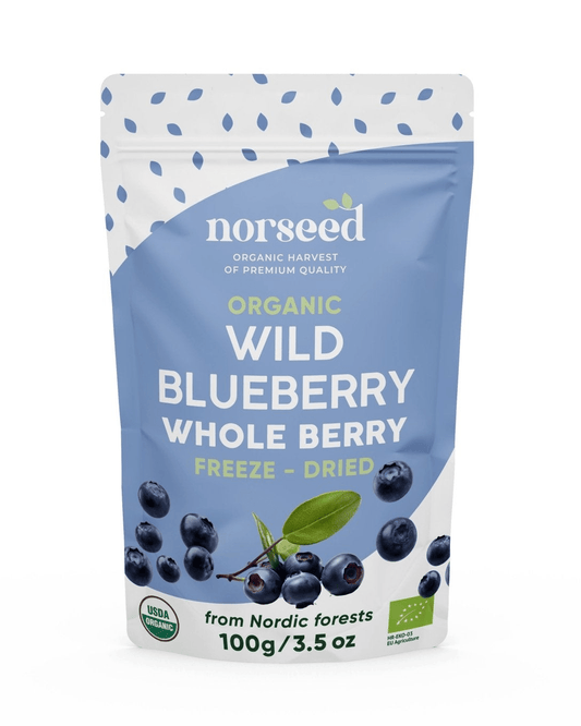 Freeze-Dried Organic Wild Whole Blueberries